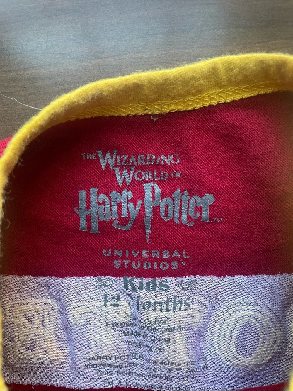 Wizarding World Of Harry Potter soft red